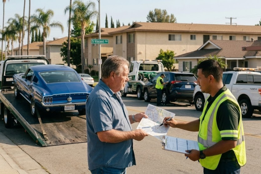insurance towing in West Covina CA