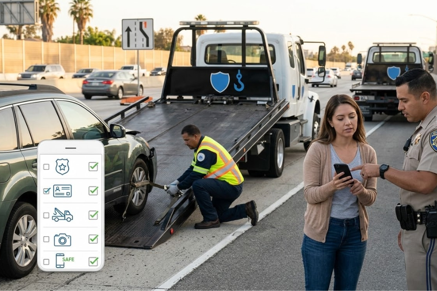 emergency towing in West Covina