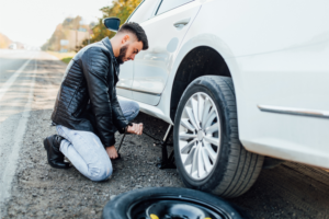 Flat Tire in West Covina,